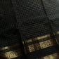 Kattam Edit – Black Checked Chettinadu Cotton Saree