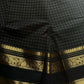 Kattam Edit – Black Checked Chettinadu Cotton Saree