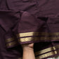 Vibrant Semi Mysore Silk saree with zari border and running blouse – House of Thansha