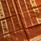 Vegan Silk Saree – Purple & Orange Handloom Art Silk