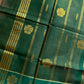 Vegan Silk Saree – Beige & Green Handloom Art Silk