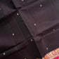 Vegan Silk Saree – Dark Jamun & Pink Handloom Art Silk