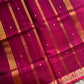 Vegan Silk Saree – Dark Jamun & Pink Handloom Art Silk