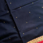 Vegan Silk Saree – Dark Blue Art Silk