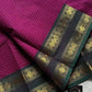 Kattam Edit | Chettinadu Checked Saree – Vaadamalli Purple
