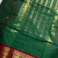 Vintage Loom Edit | Green & Maroon Kanchi Cotton Saree