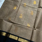 Royal Drapes | Warm Taupe Kanchi Cotton Saree