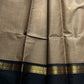 Royal Drapes | Warm Taupe Kanchi Cotton Saree