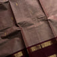 Royal Drapes | Cocoa Burgundy Kanchi Cotton Saree