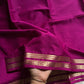 Semi Mysore Silk Saree – Magenta