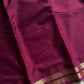 Semi Mysore Silk Saree – Wine Maroon