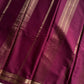Semi Mysore Silk Saree – Wine Maroon