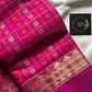 Heirloom Kanchi - Rani Pink Handloom Kanchi Cotton Saree