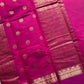 Heirloom Kanchi - Rani Pink Handloom Kanchi Cotton Saree