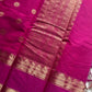 Heirloom Kanchi - Rani Pink Handloom Kanchi Cotton Saree