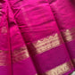 Heirloom Kanchi - Rani Pink Handloom Kanchi Cotton Saree