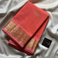 Heirloom Kanchi - Pastel Kanakambaram Kanchi Cotton Saree