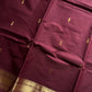 Vintage Loom Edit | Coffee Brown Kanchi Cotton Saree