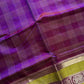 Pure Handloom Kanchi Silkcotton – Purple & Green