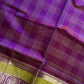 Pure Handloom Kanchi Silkcotton – Purple & Green