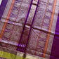 Pure Handloom Kanchi Silkcotton – Purple & Green