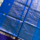Kanchivaram Silk Cotton Saree - Copper Sulphate Blue