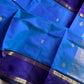 Kanchivaram Silk Cotton Saree - Copper Sulphate Blue