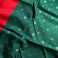 Banarasi Crepe Silk Saree – Red & Green