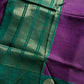 Banarasi Crepe Silk Saree – Purple & Green