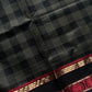 Pure Handloom Kanchi Silkcotton – Black & Red Checks