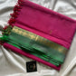 Mercerised 120 Counts Chettinadu Cotton - Rose & Green