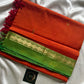 Mercerised 120 Counts Chettinadu Cotton - Orange & Green