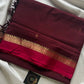 Mercerised 120 Counts Chettinadu Cotton - Maroon & Pink