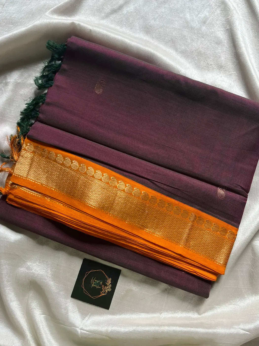 Mercerised 120 Counts Chettinadu Cotton - Smoky Mauve
