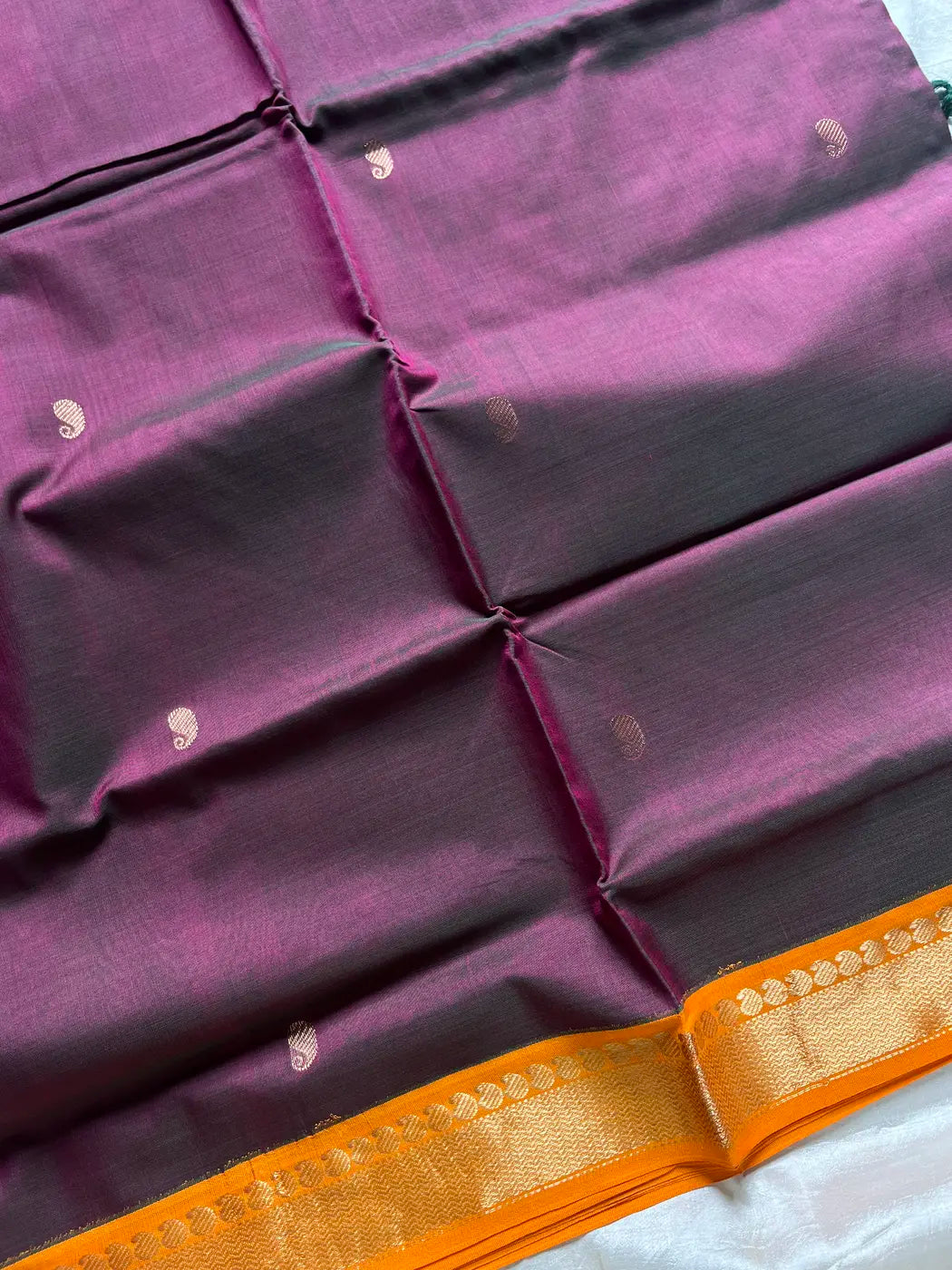 Mercerised 120 Counts Chettinadu Cotton - Smoky Mauve