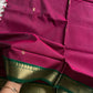 Mercerised 120 Counts Chettinadu Cotton - Magenta Pink & Green