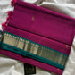 Mercerised 120 Counts Chettinadu Cotton - Magenta Pink & Teal
