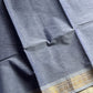 Minimal Border Edit - Pastel Purple Kanchi Cotton Saree