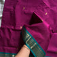 Mercerised 120 Counts Chettinadu Cotton - Magenta Pink & Teal