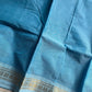 Minimal Border Edit - Sky Blue Kanchi Cotton Saree