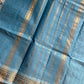 Minimal Border Edit - Sky Blue Kanchi Cotton Saree