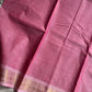 Minimal Border Edit - Pastel Pink Kanchi Cotton Saree
