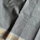 Minimal Border Edit - Silver Grey Kanchi Cotton Saree