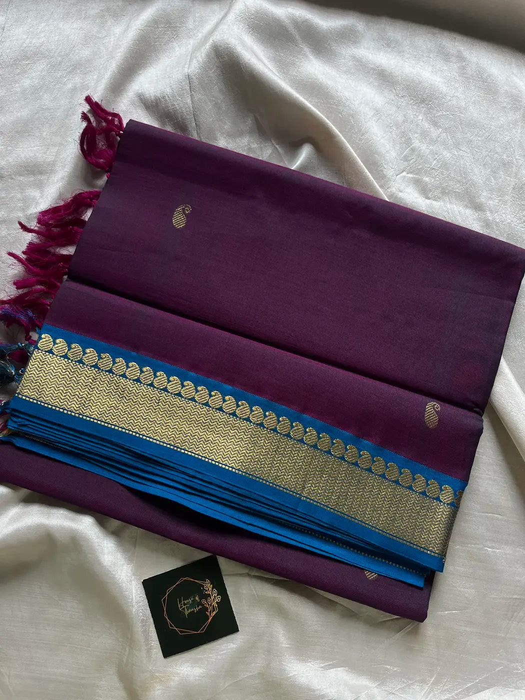Mercerised 120 Counts Chettinadu Cotton - Dark Purple