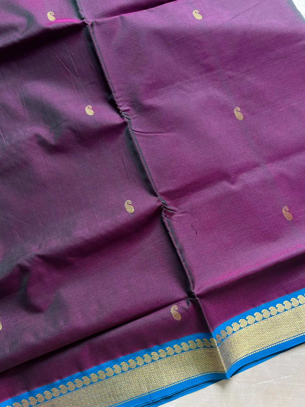 Mercerised 120 Counts Chettinadu Cotton - Dark Purple