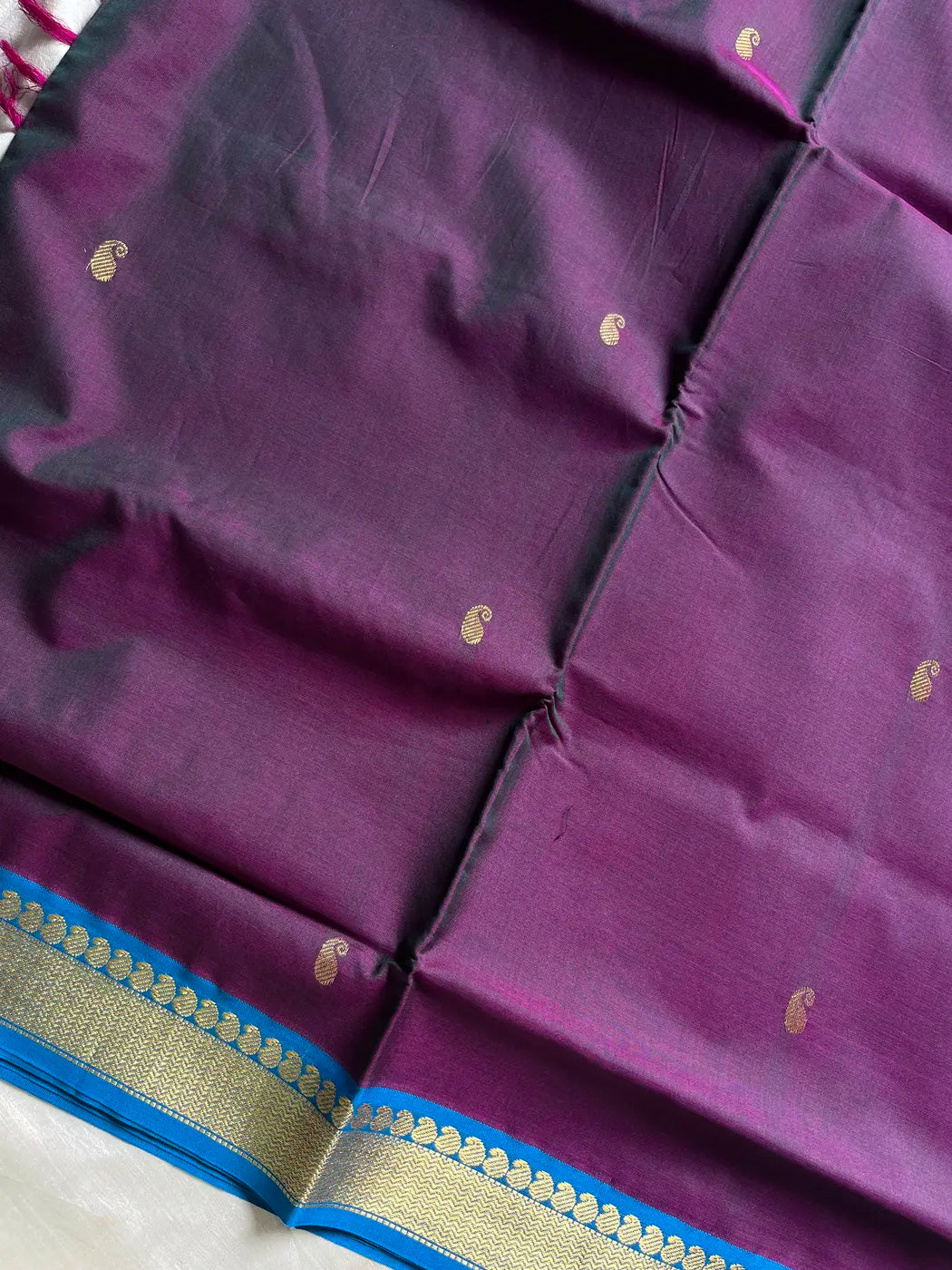 Mercerised 120 Counts Chettinadu Cotton - Dark Purple