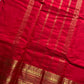 Subtle Weaves | Red Kanchi Cotton Saree