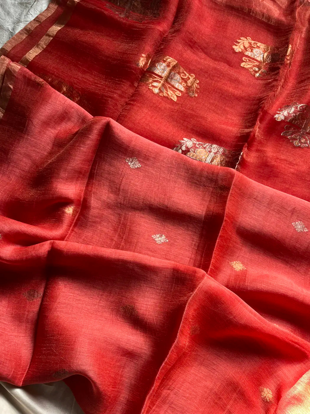 Handloom Silk Linen Saree