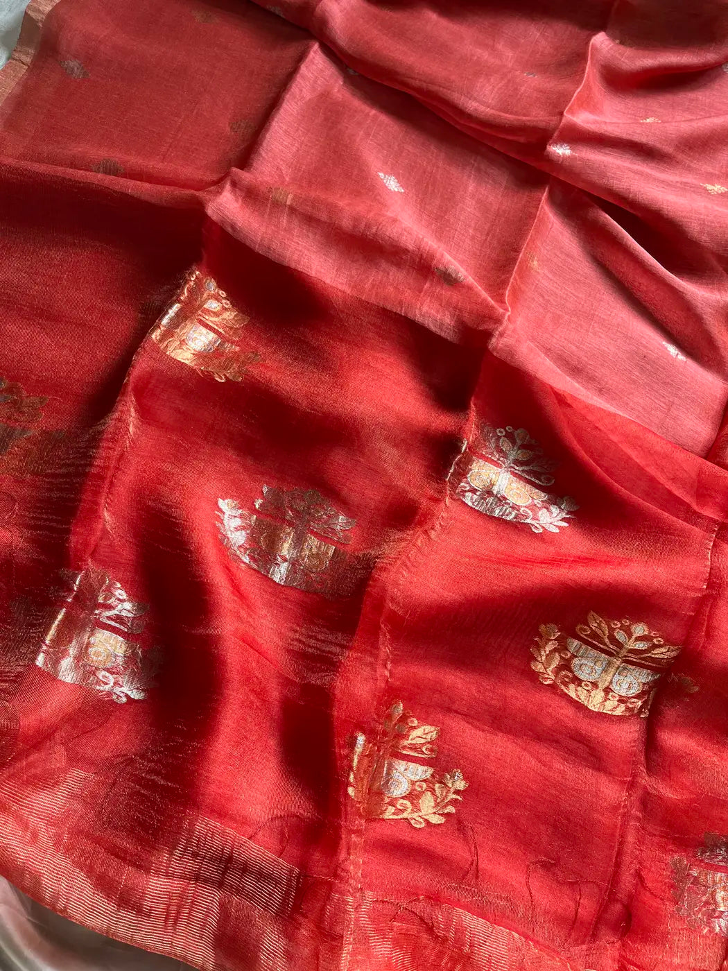 Handloom Silk Linen Saree