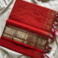 Kanchi SilkCotton Saree - Orange